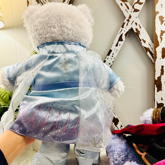 Build A Bear Elsa & Anna Frozen 2 Plush Bears With Clothes Bab - Picture 3 of 7